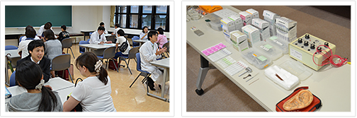 東洋医療学科／東洋医療鍼灸学科 個別相談の様子